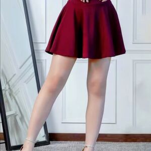 Maje Burgundy Skirt